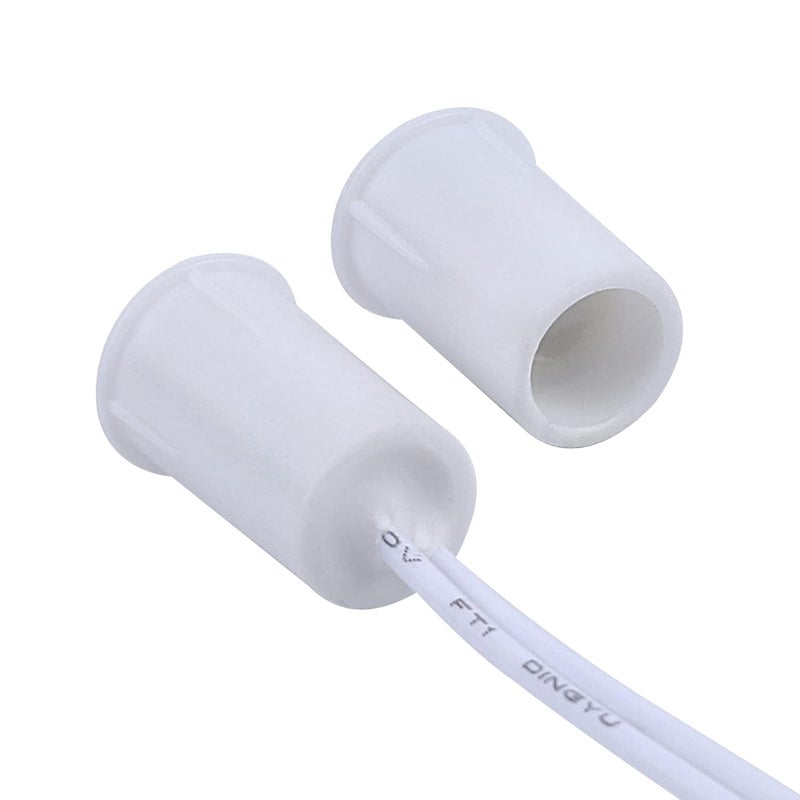 Manesi Magnetic Door Switch RC-33 NC Recessed Wired Security Window Door Contact Sensor Alarm White - (10 Sets) - Image 3
